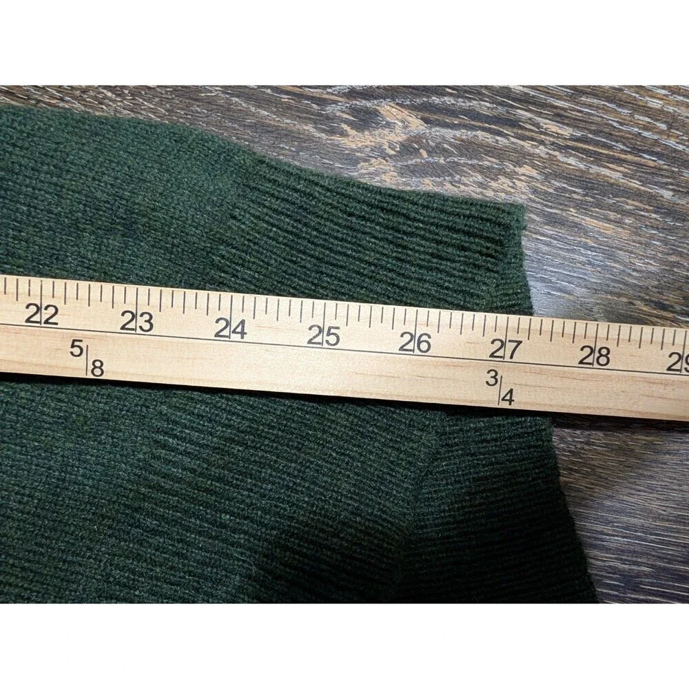 J. Crew Mercantile Shawl Collar Sweater Mens L Grandpacore‎ Wool Blend Green 173